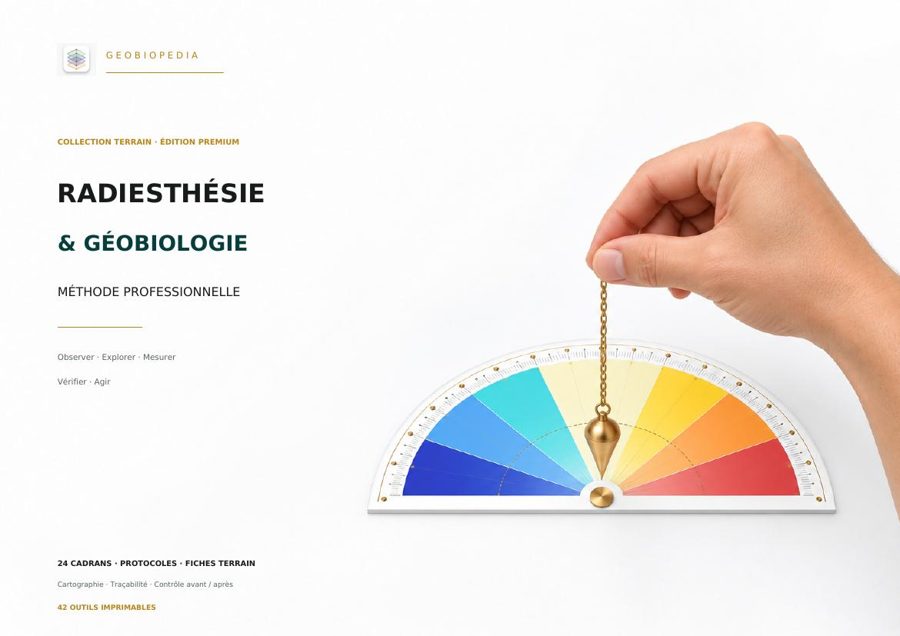 Couverture du kit de cadrans de radiesthésie et de géobiologie GeoBioPedia